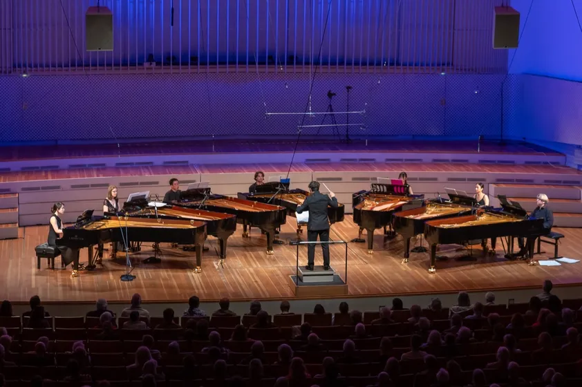 UdK großer Konzertsaal, crescendo festival 2026 - „Gegen-Strebiges", © Stefan Stahnke